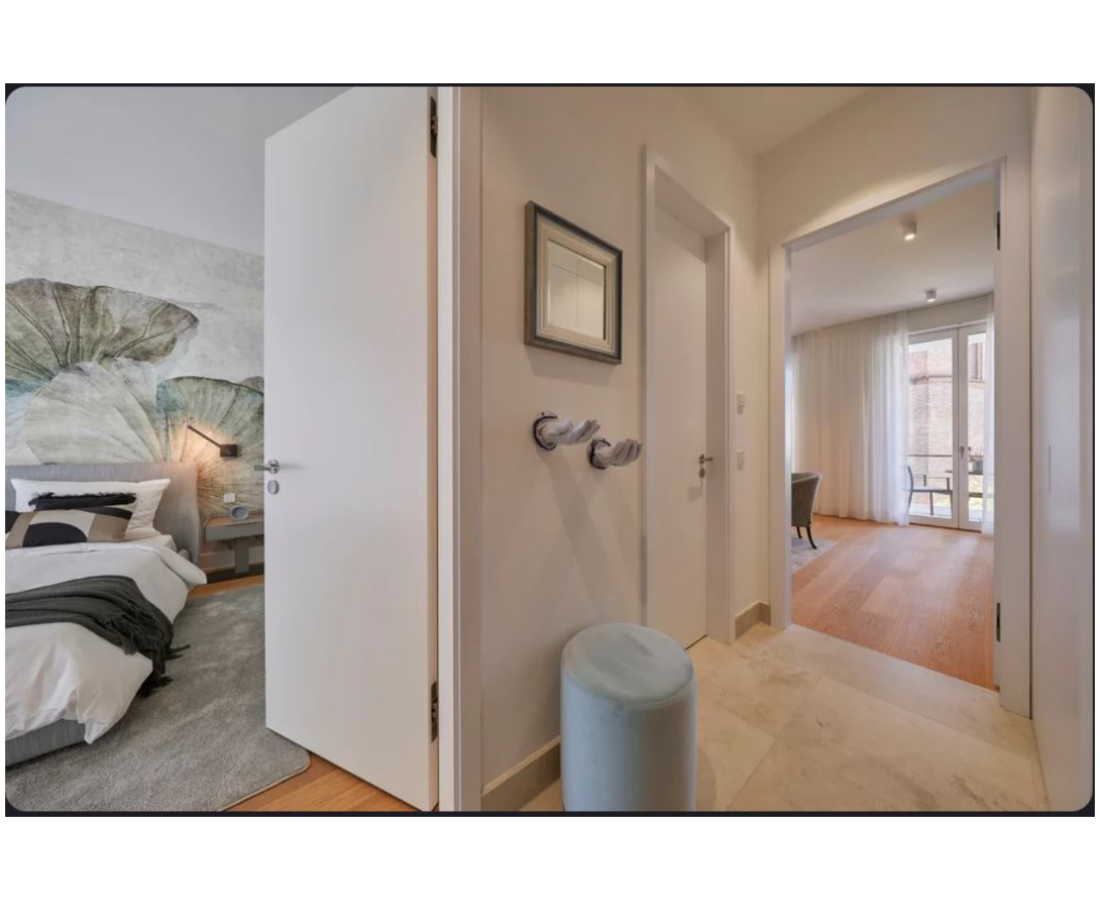 NEU Den Gästen steht eine helle, freundliche 3-Zimmer-Wohnung mit schönem Balkon zur Verfügung