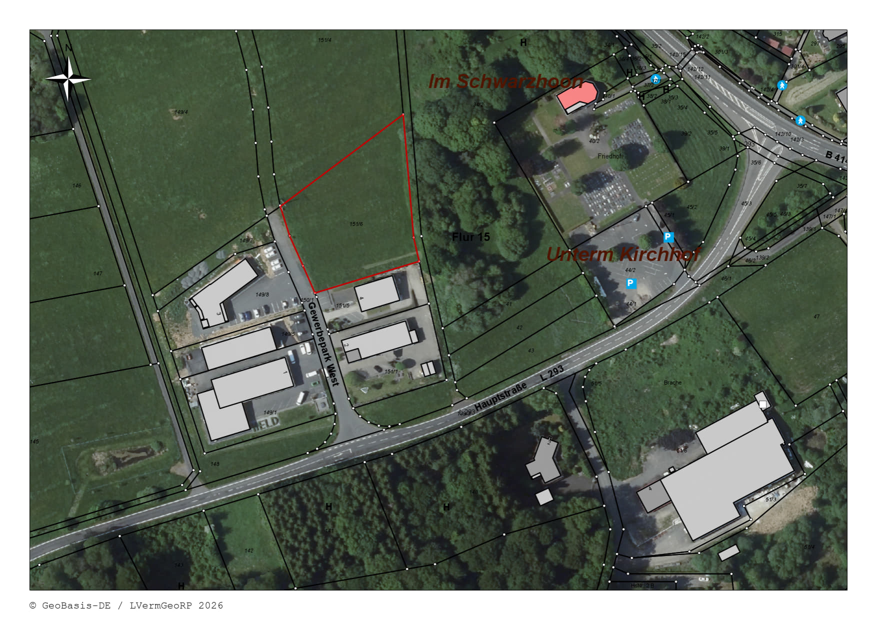 Grundstück - Gewerbepark West