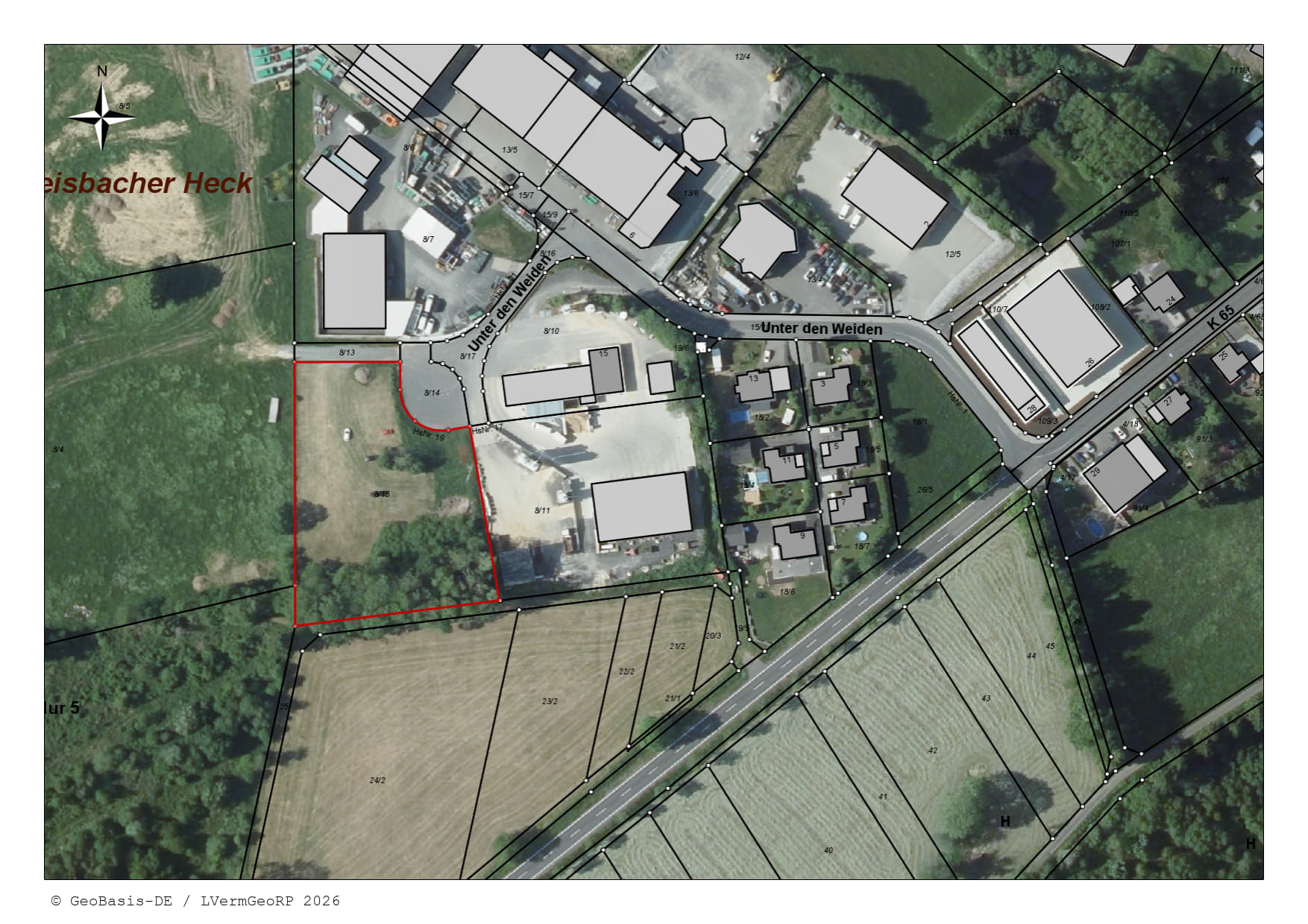 Grundstück - Unter den Weiden 19