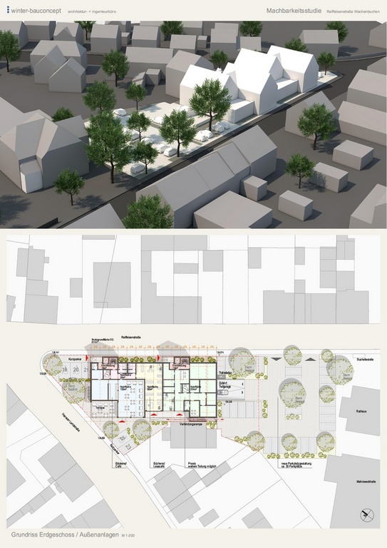 Attraktive Neubau-Praxisfläche 224qm im EG-Raiffeisenstraße in Maintal-Wachenbuchen