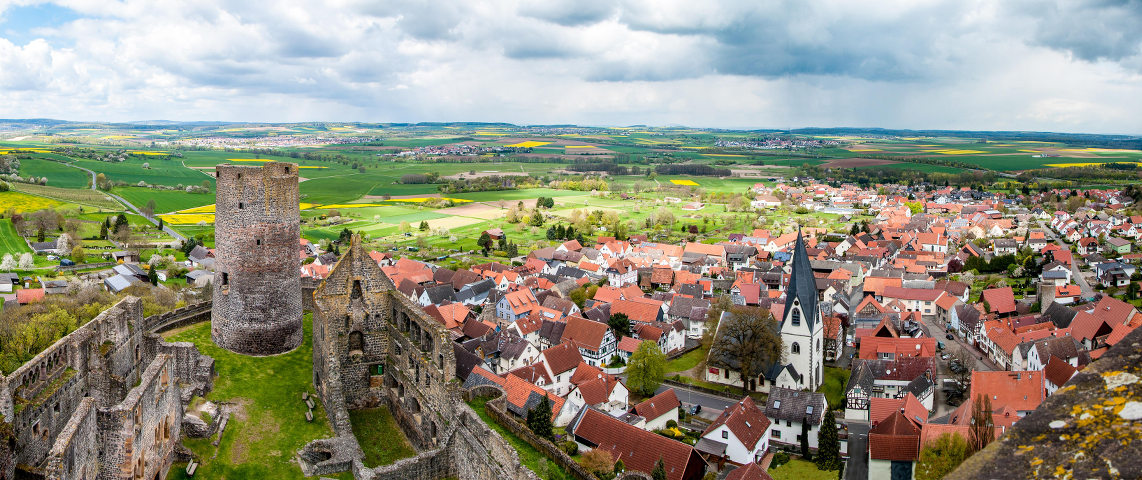Blick über Münzenberg