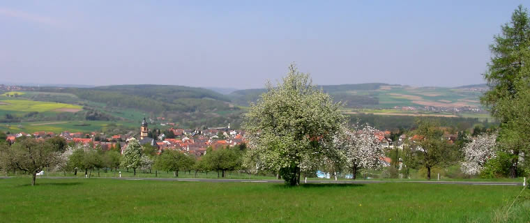 Panoramablick auf Mönchberg
