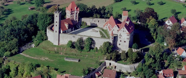 Abenberg aus der Luft