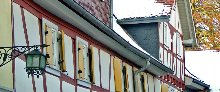 In der Innenstadt von Babenhausen