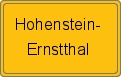Wappen Hohenstein-Ernstthal