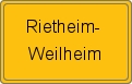Wappen Rietheim-Weilheim