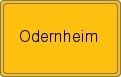 Ortsschild von Odernheim