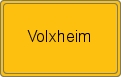 Ortsschild von Volxheim