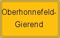 Wappen Oberhonnefeld-Gierend