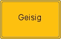 Ortsschild von Geisig