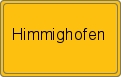 Ortsschild von Himmighofen