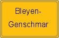 Wappen Bleyen-Genschmar