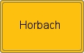 Ortsschild von Horbach