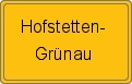 Wappen Hofstetten-Grünau