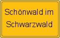 Wappen Schönwald im Schwarzwald