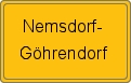 Wappen Nemsdorf-Göhrendorf