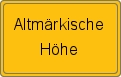 Wappen Altmärkische Höhe
