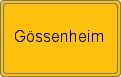 Wappen Gössenheim