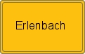 Ortsschild von Erlenbach