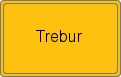 Ortsschild von Trebur