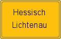 Wappen Hessisch Lichtenau
