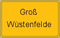 Wappen Groß Wüstenfelde