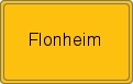 Ortsschild von Flonheim