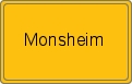 Ortsschild von Monsheim