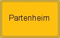 Ortsschild von Partenheim