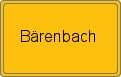 Ortsschild von Bärenbach