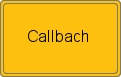 Ortsschild von Callbach