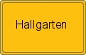 Ortsschild von Hallgarten