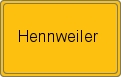 Ortsschild von Hennweiler