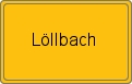 Ortsschild von Löllbach