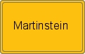Ortsschild von Martinstein