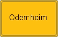 Ortsschild von Odernheim
