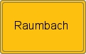 Ortsschild von Raumbach