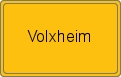 Ortsschild von Volxheim