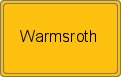 Ortsschild von Warmsroth