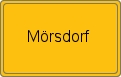 Ortsschild von Mörsdorf