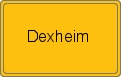 Ortsschild von Dexheim