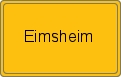 Ortsschild von Eimsheim