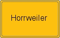 Ortsschild von Horrweiler