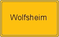 Ortsschild von Wolfsheim