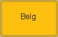 Ortsschild von Belg