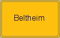 Ortsschild von Beltheim