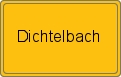 Ortsschild von Dichtelbach