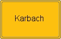 Ortsschild von Karbach