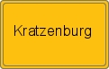 Ortsschild von Kratzenburg