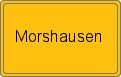 Ortsschild von Morshausen
